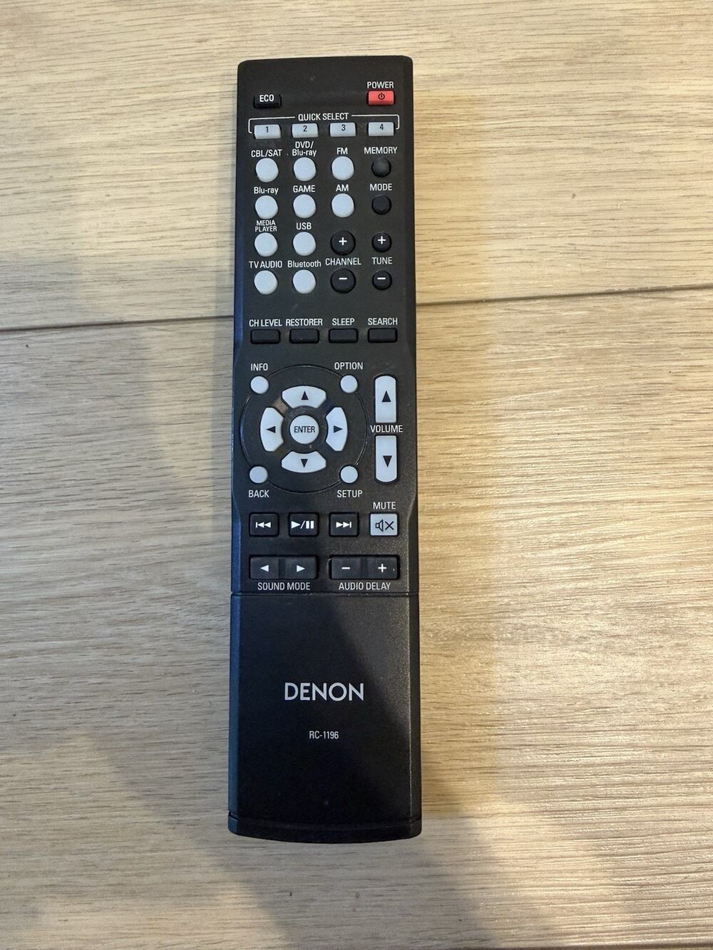 Genuine OEM DENON RC-1196 Remote Control TESTED WORKING